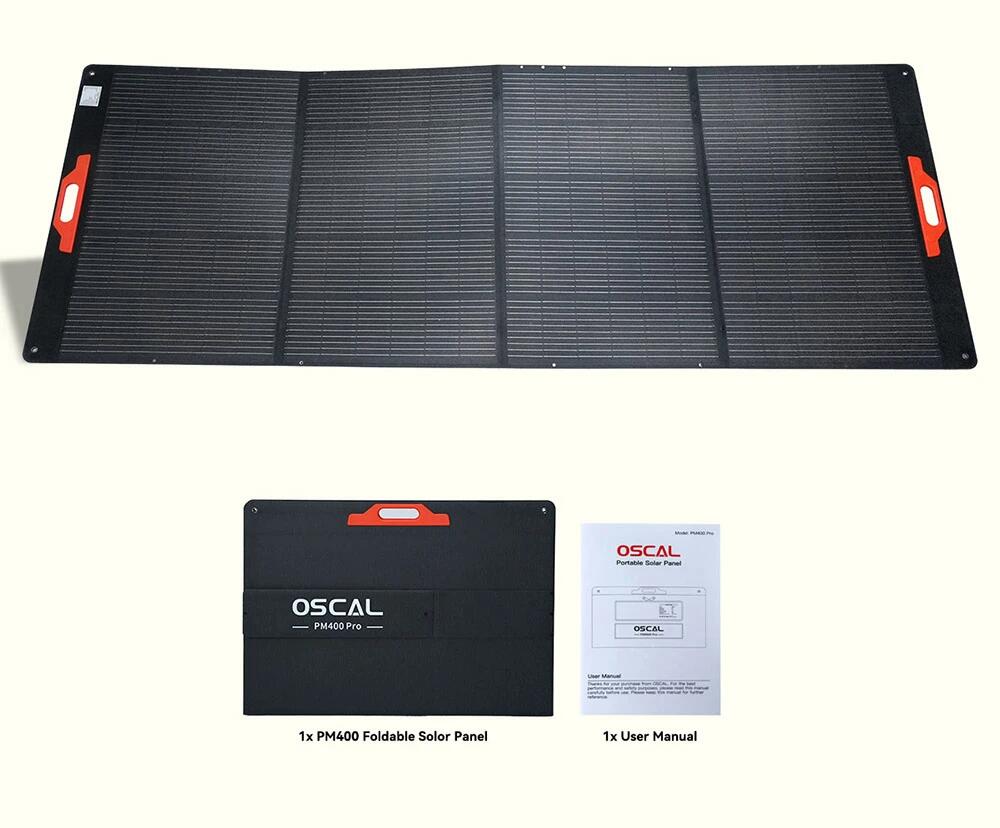 Oscal PM400 Pro Panneau solaire pliable - 400W 7/7