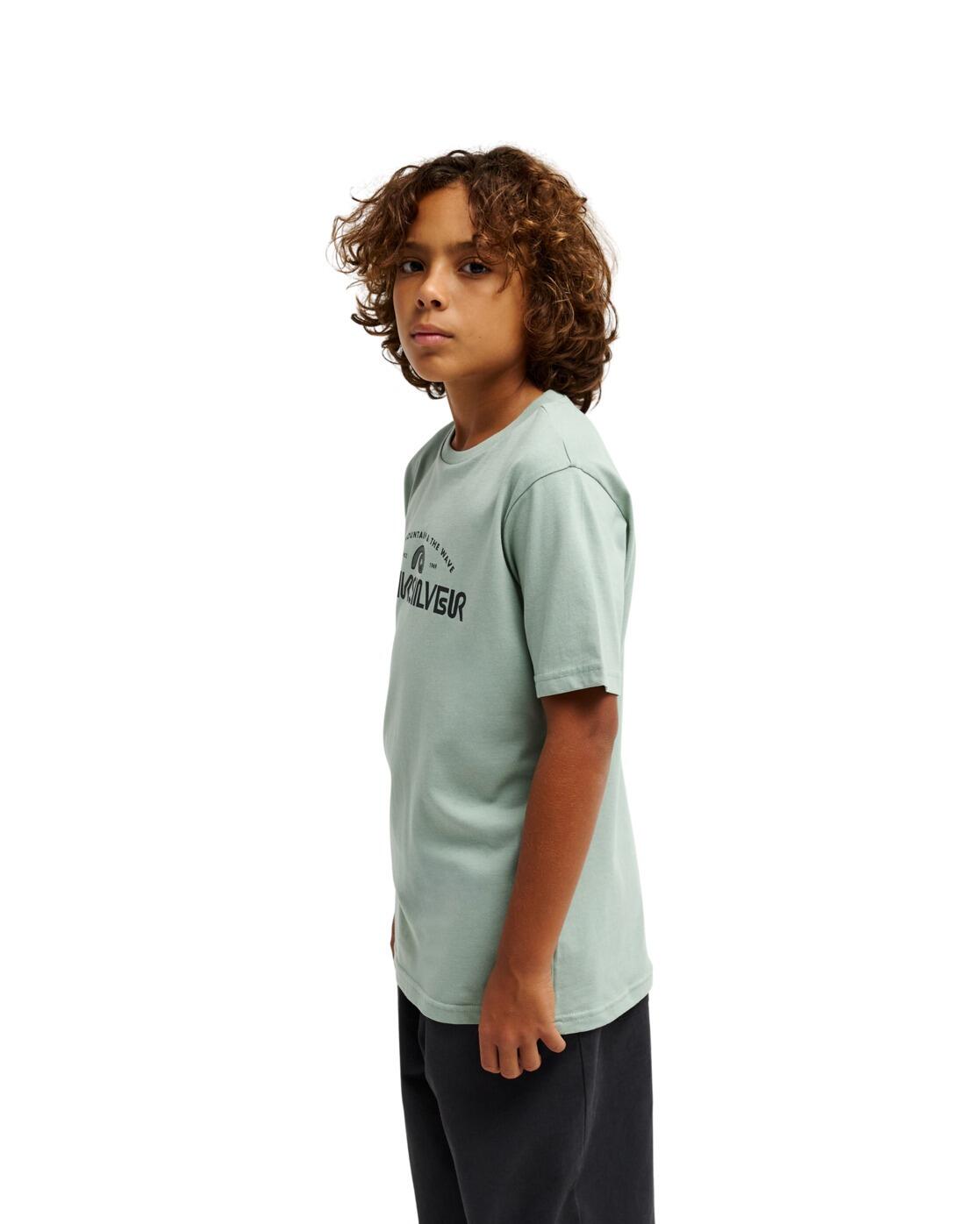 Camiseta de manga corta EV VISTA LOGO Verde Niño 3/4