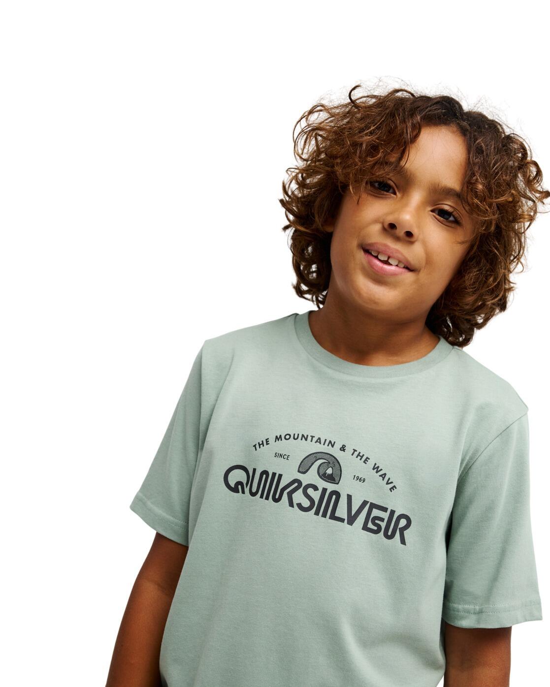 Camiseta de manga corta EV VISTA LOGO Verde Niño 4/4