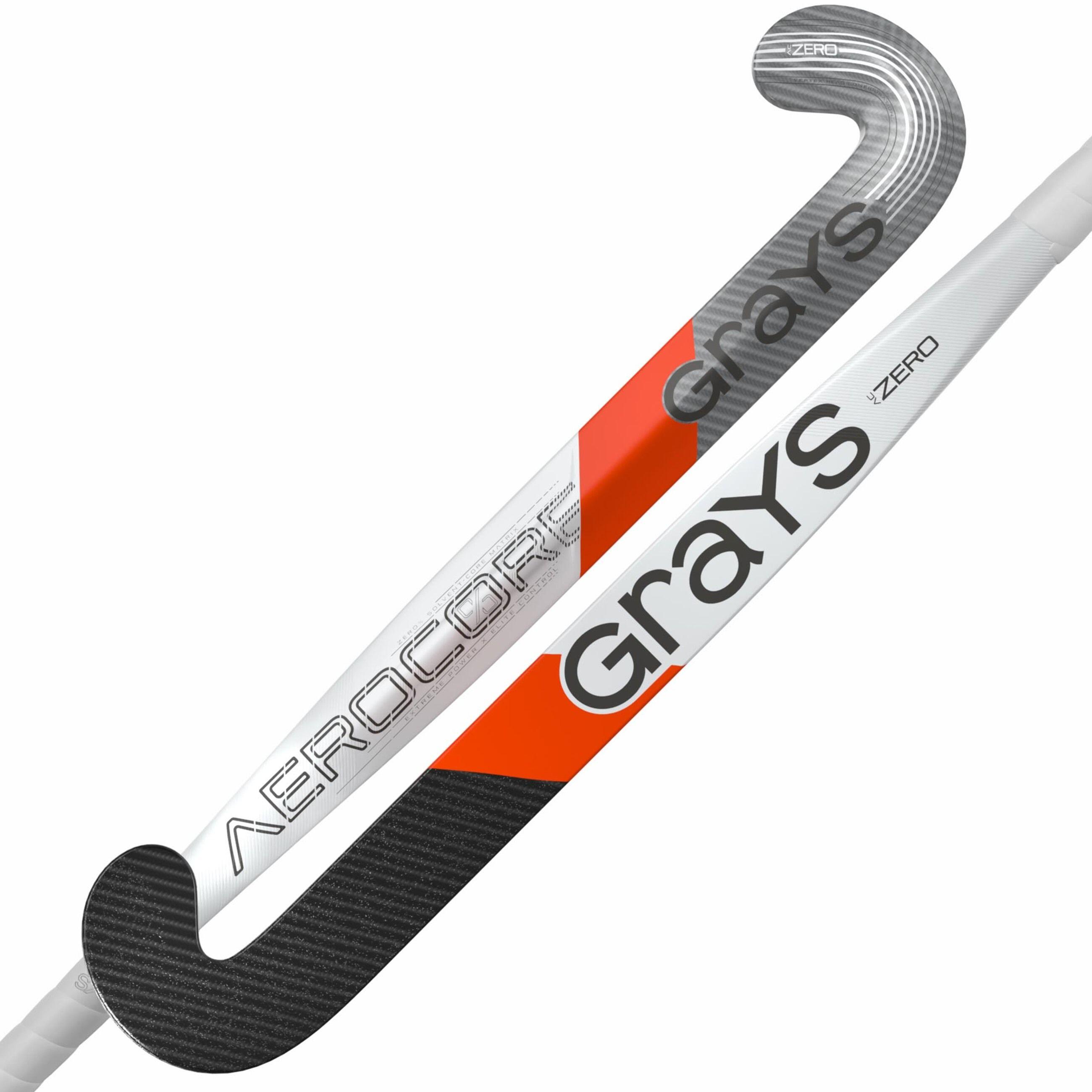 Grays AC Zero Dynabow-S Senior Stick de Hockey Wit/Zilver 1/1