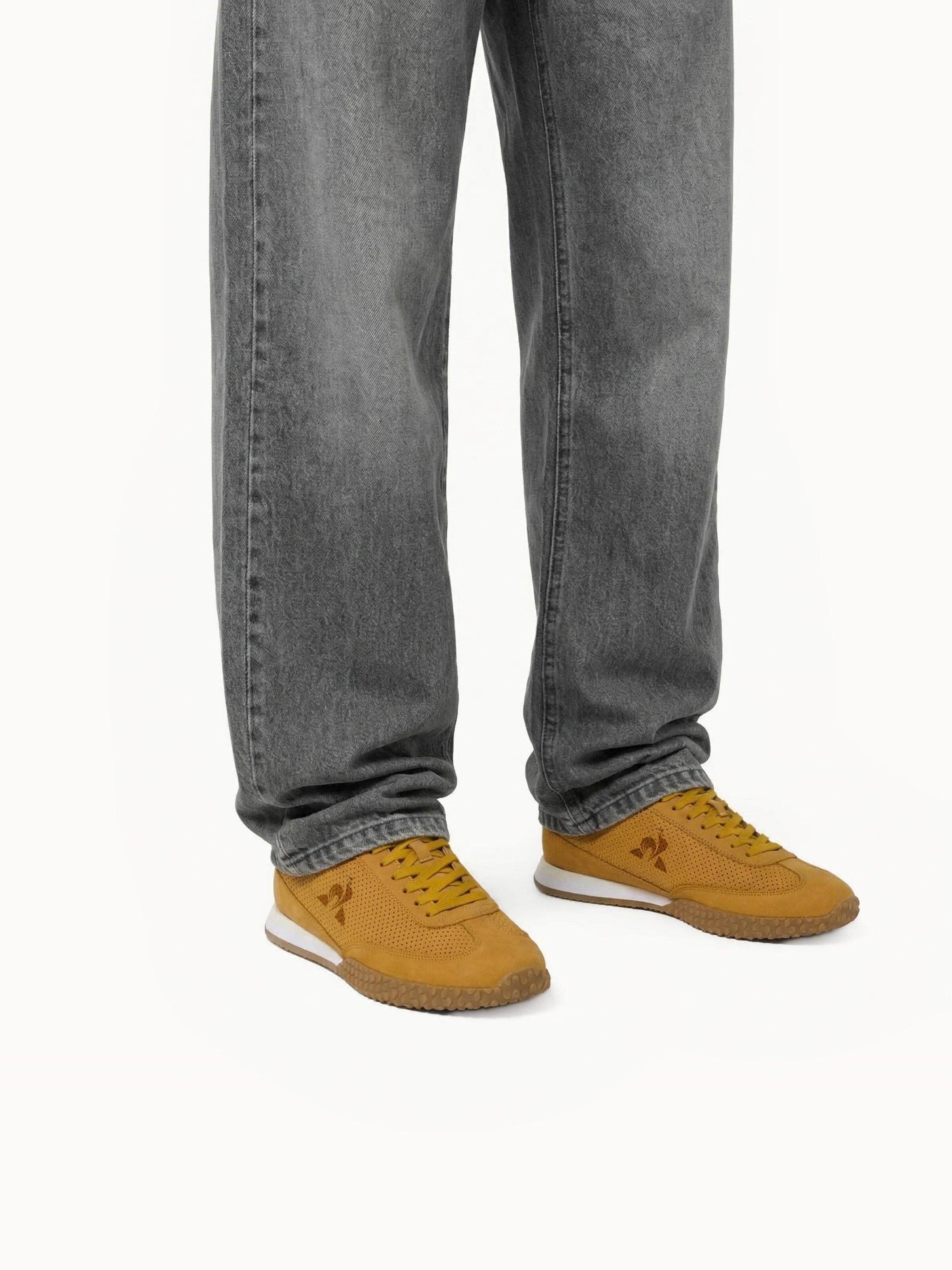 Sneakers rétro-running en nubuck et détails suede Veloce 2/5