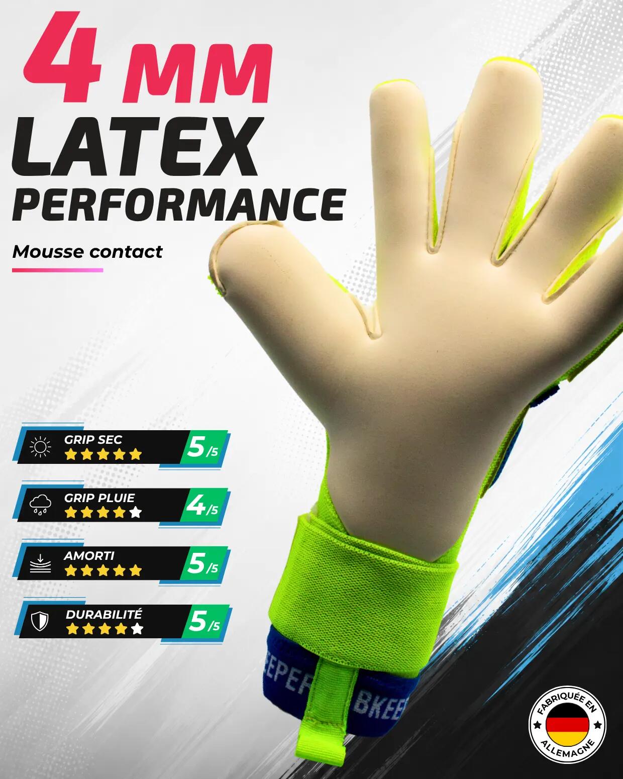 Luvas de goleiro Adult Hive nº 26 amarelas 4/7