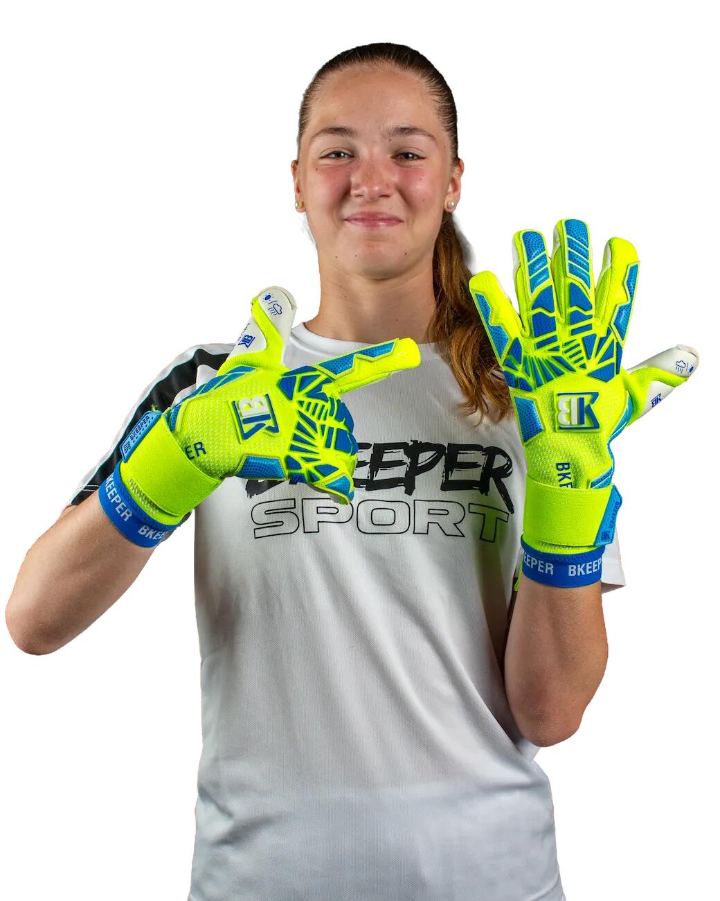Luvas de goleiro Adult Hive nº 26 amarelas 6/7