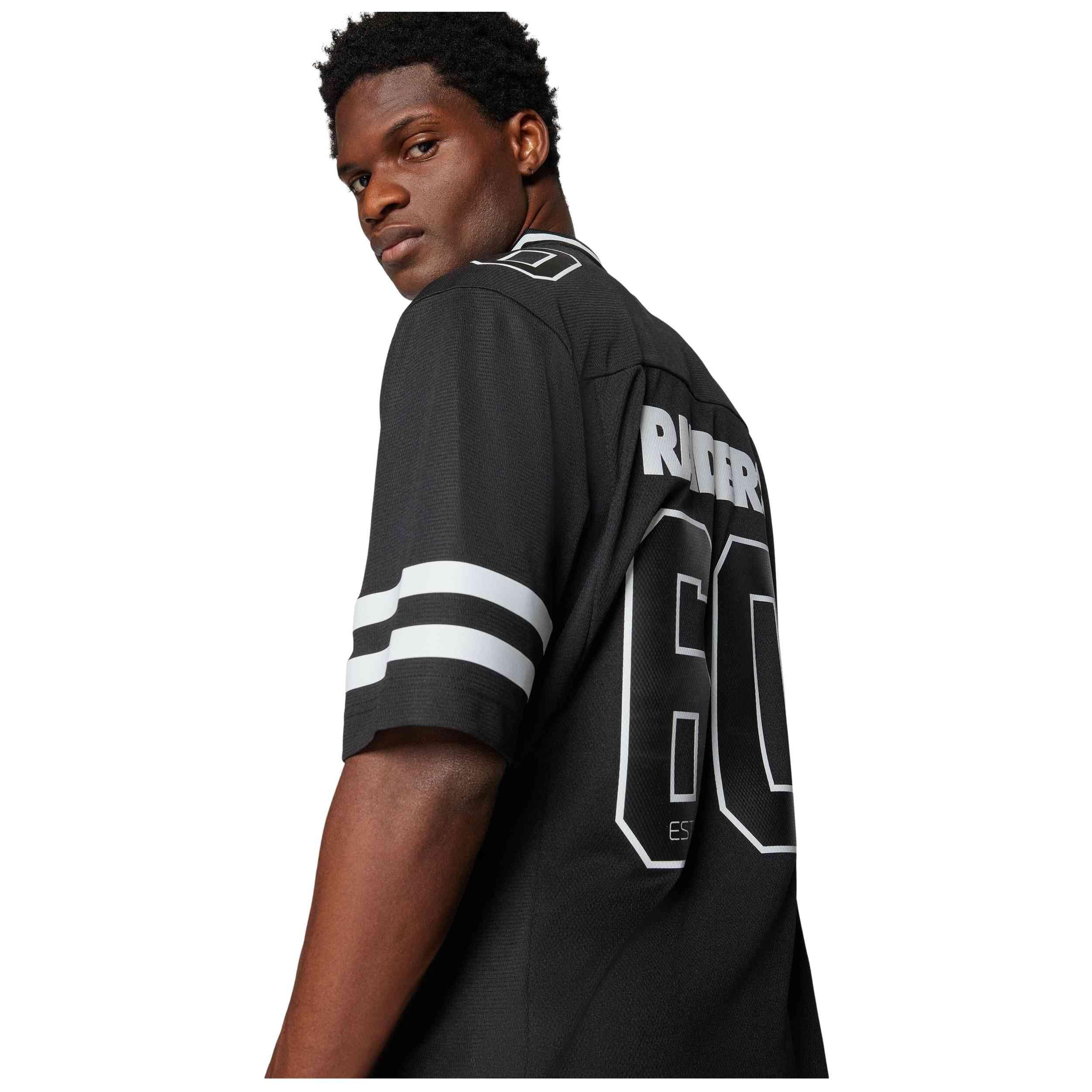 Camiseta de futbol americano Mitchell & ness modelo 02T8-04H6-8D para hombre 3/4