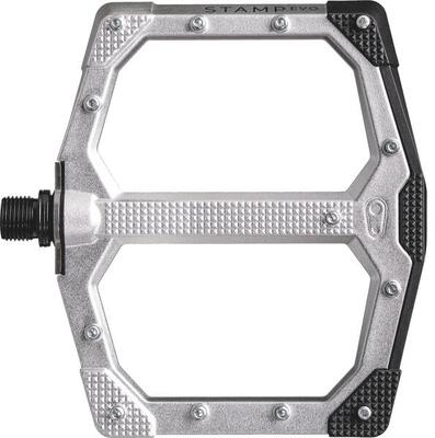 Set platte pedalen crankbrothers stamp evo - large zilver