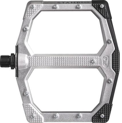 Set platte pedalen Crankbrothers Stamp Evo - Large Zilver