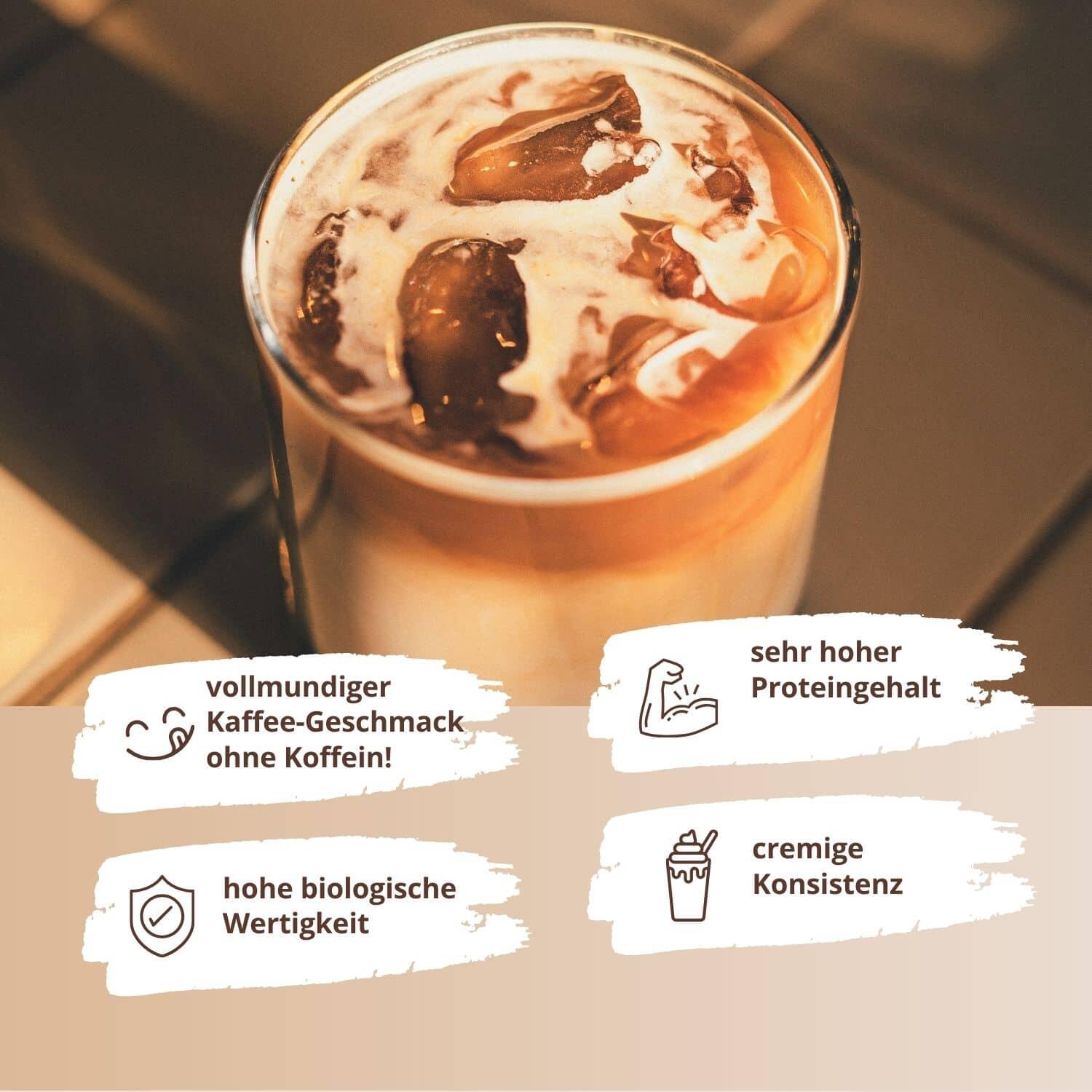 Proteinkaffee VHEYpresso entkoffeiniert - Protein Iced Coffee Vanilla 800g 2/5
