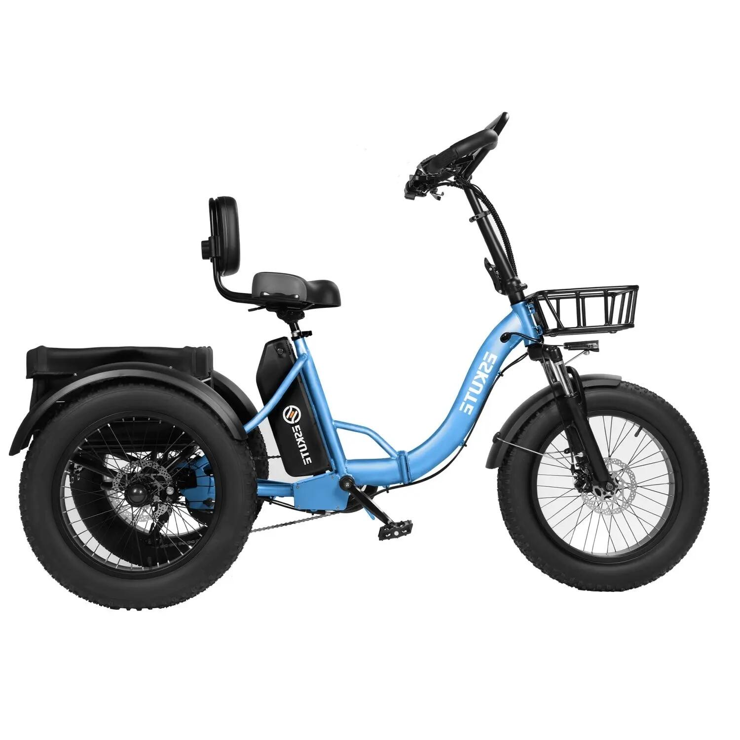 ESKUTE T302 Pro  Bicicletta Elettrica 250W 48V 20.8Ah 20"  Accessori Blu 4/5