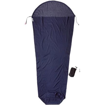 Drap de Sac Cocoon MummyLiner Coton Égyptien Bleu Tuareg Small