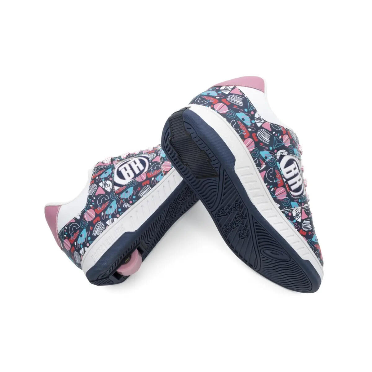 BREEZY ROLLERS Chaussure à Roulettes Groovy White Multicoloured 3/5