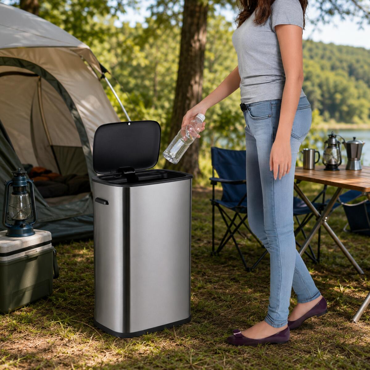 Papeleira automática com sensor TRÉBOL ADVANCE 55L 5/5