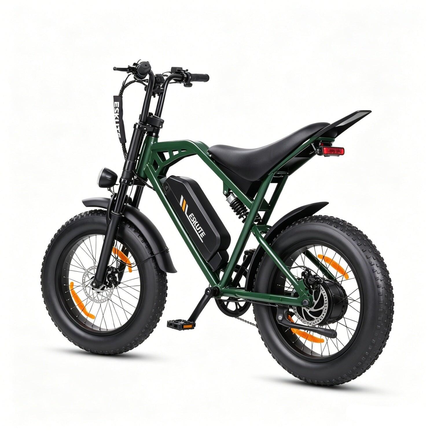 Elektrische Motorfiets ESKUTE V202 250W 48V20.8Ah 20" Groen 5/5