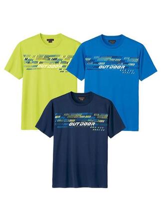 Lot de 3 Tee-Shirts Sport Graphiques
