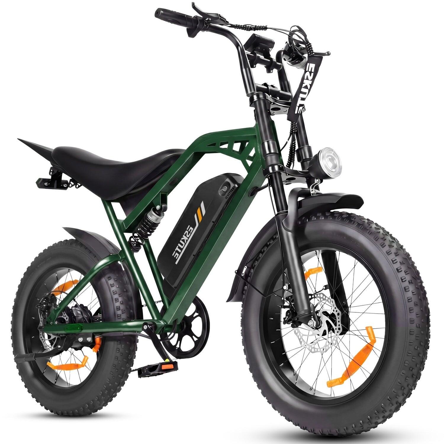 Elektrische Motorfiets ESKUTE V202 250W 48V20.8Ah 20" Groen 4/5