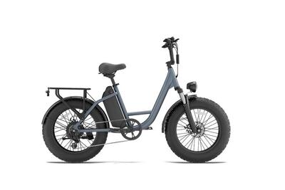 Elektrische fiets 20”x4.0 - 48 v 15,6 ah accu - shimano 7 versnellingen