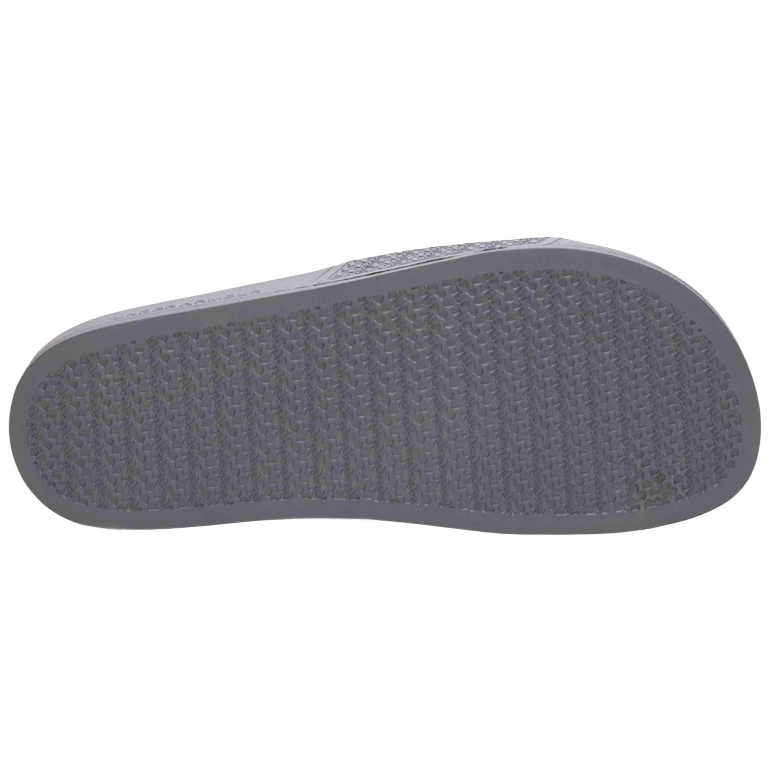 Tongs Under armour modèle Chanclas Under Armour ARMR Slide Lite gri pour unisexe 5/5