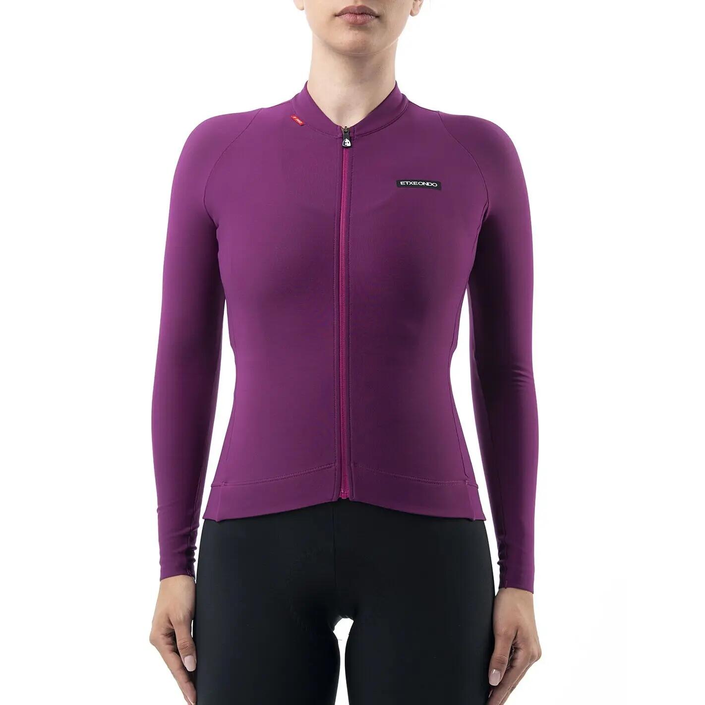 Maillot manches longues thermique femme Etxeondo Alda Thermo Bi 2/5