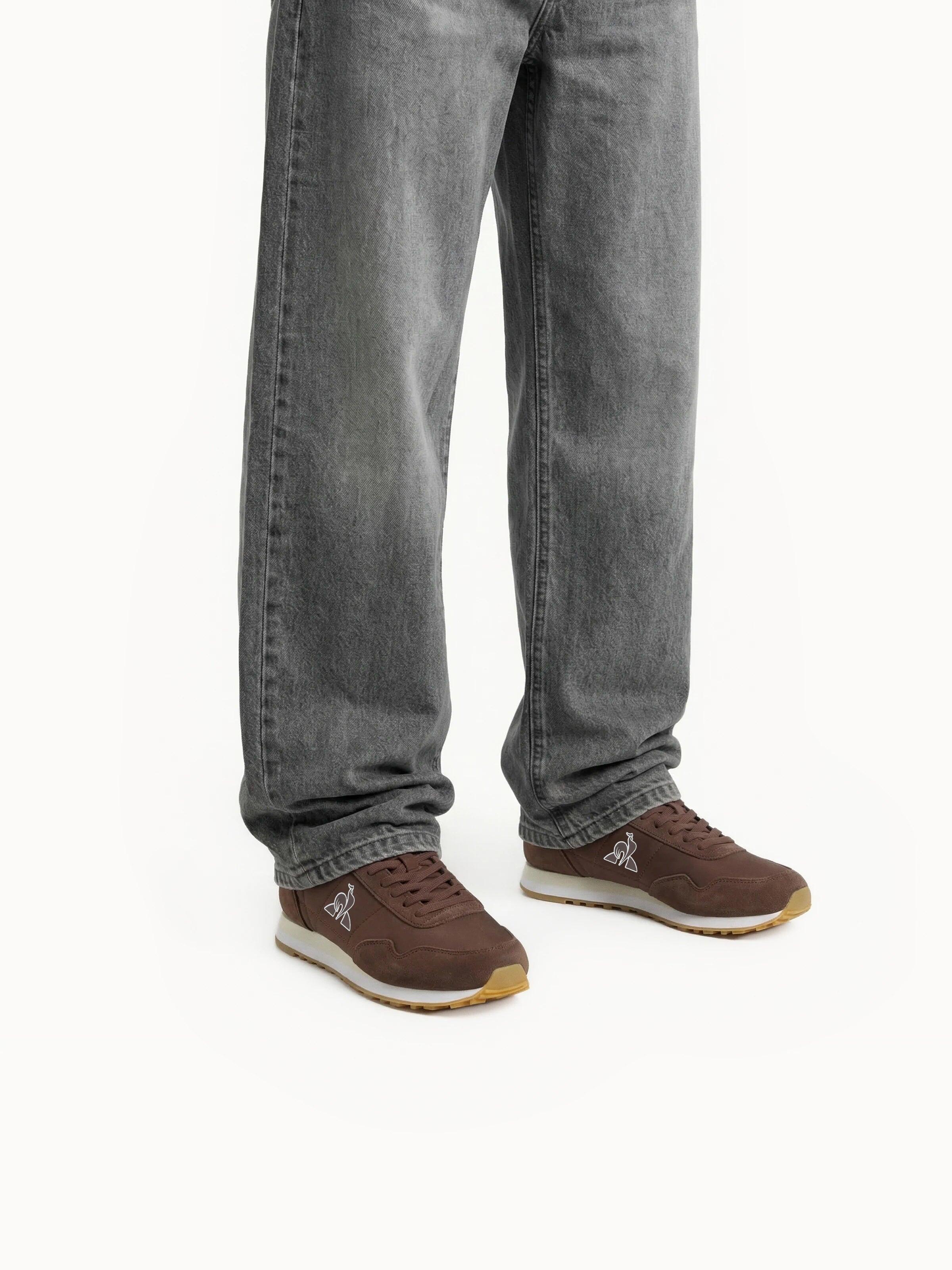 Sneakers retro-running en textile et suede Astra 2/5