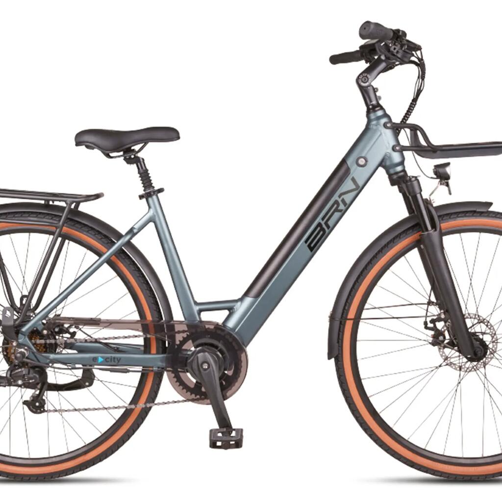 Electric city bike BRN E-CITY LC 28" woman - Free bags