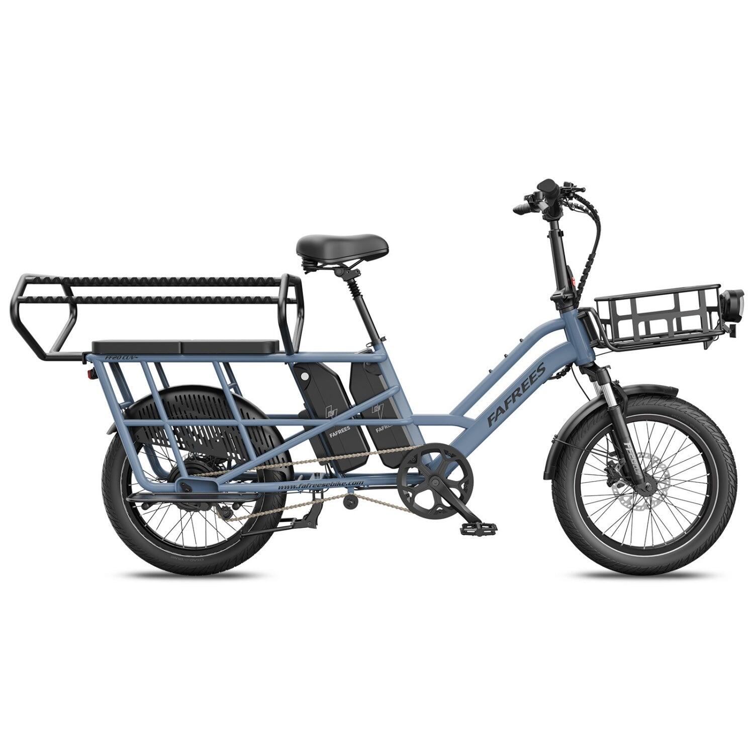 FAFREES FF20 CUV Vélo Électrique 250W 48V24Ah 20" Freins Hydrauliques Bleu 3/5