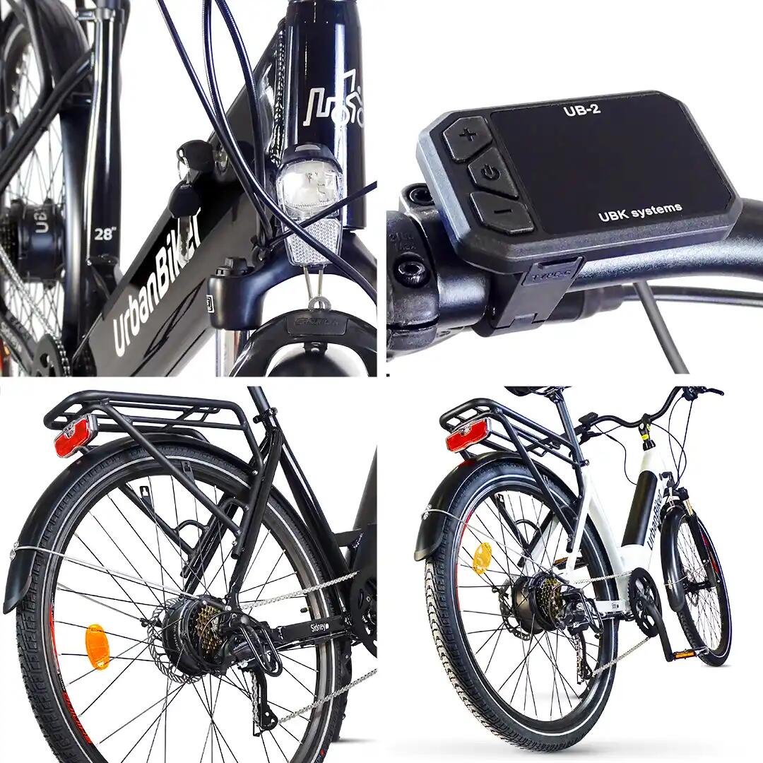 Segunda Vida - Sidney | Ebike Urbana | hasta 90KM de autonomía | Blanco | 28" 4/8
