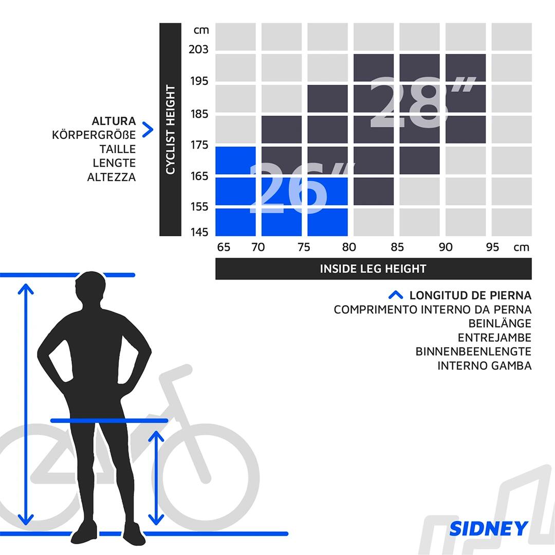 Segunda Vida - Sidney | Ebike Urbana | hasta 90KM de autonomía | Blanco | 28" 6/8