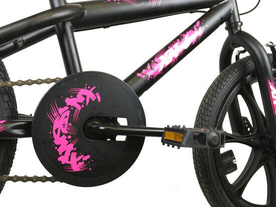 XN-6 BMX Bike Girls Freestyle BMX 18in MAG Wheel Black/Pink 2/5