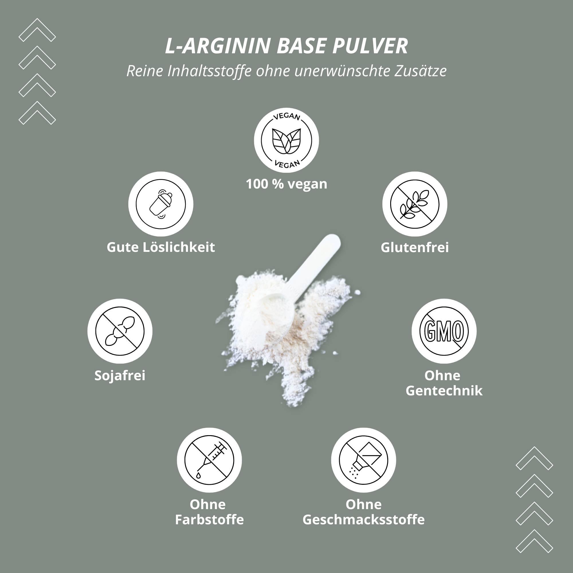 L-Arginin Base Pulver 500g 4/6