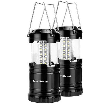 Campinglampe 2 Stück – LED-Zeltlampe mit Batterie
