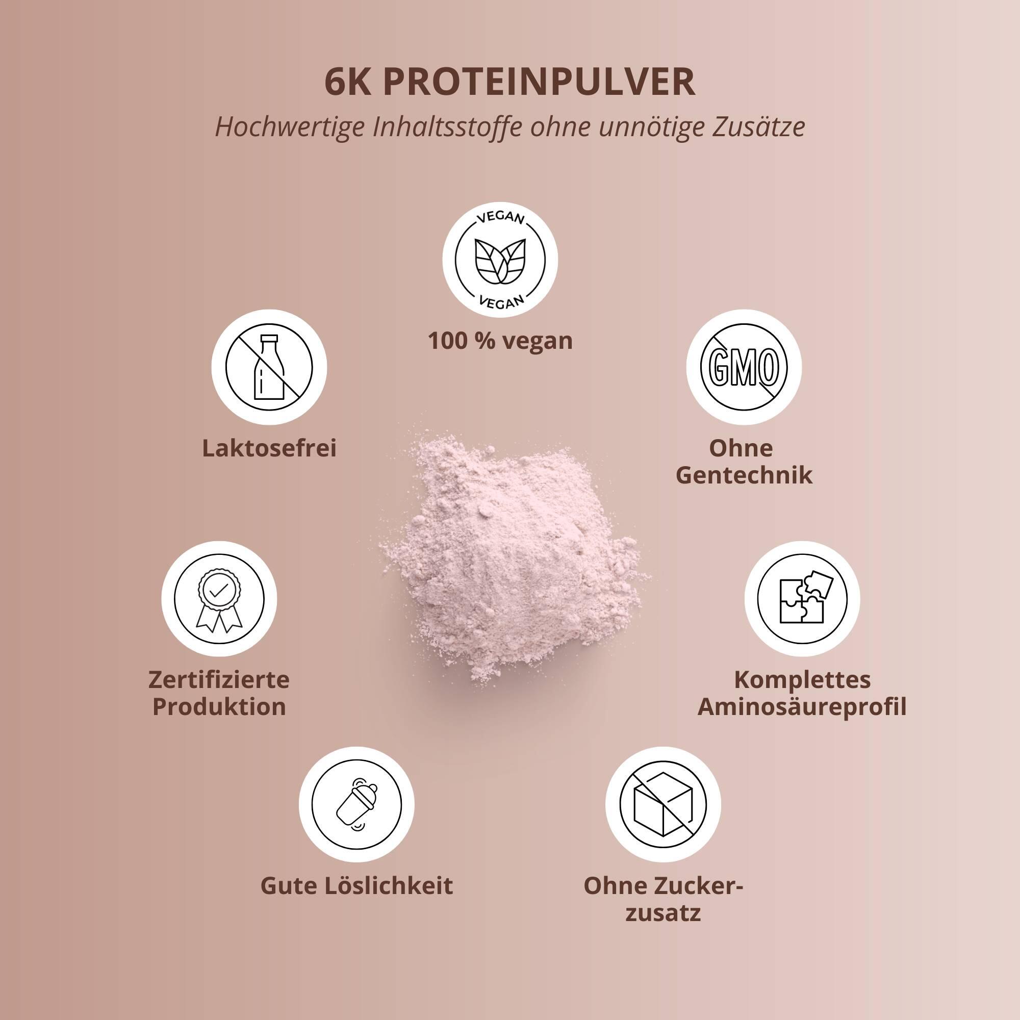 Proteinpulver 6K 1000g - Strawberry 4/5