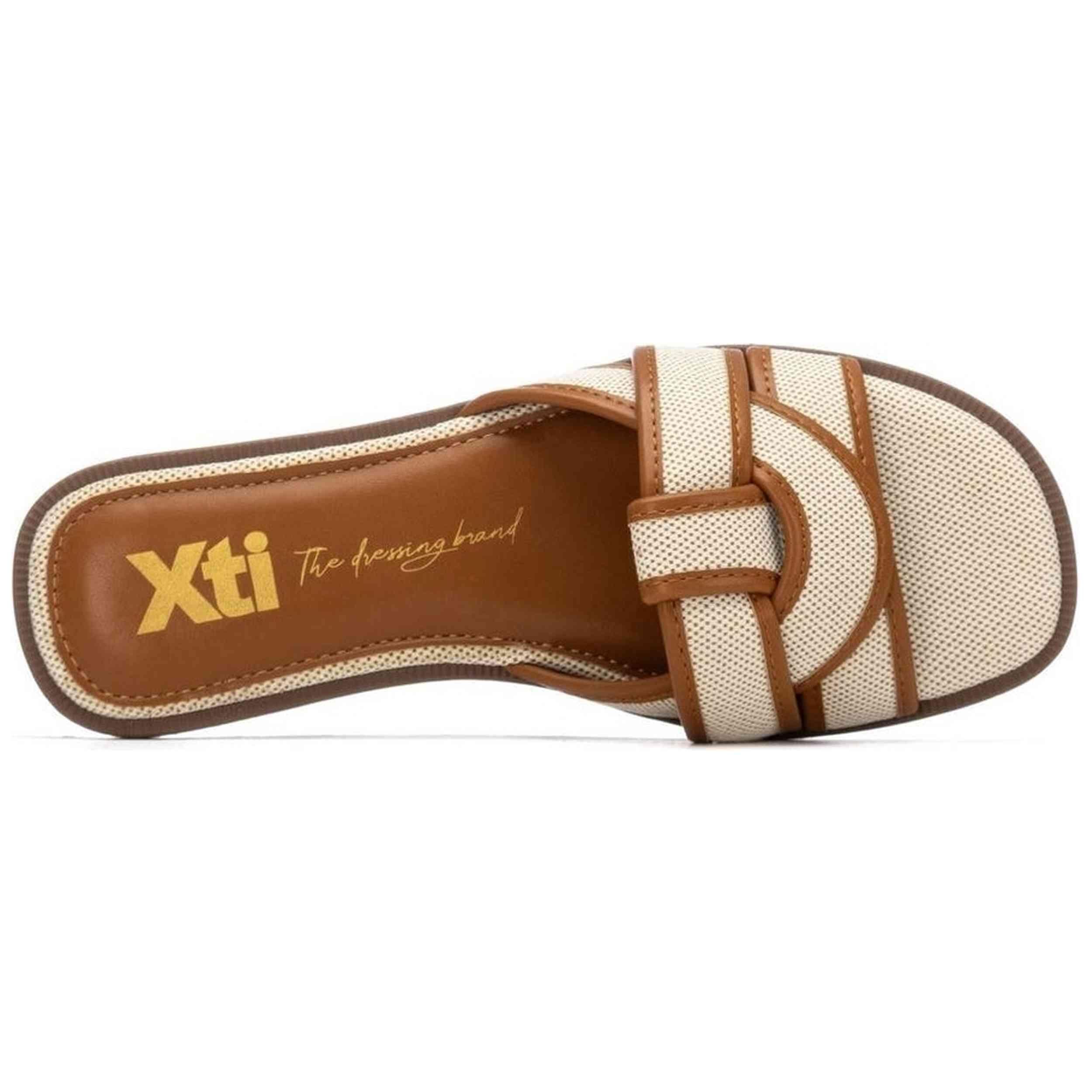 Chanclas Xti modelo 145114-CAMEL para mujer 5/5