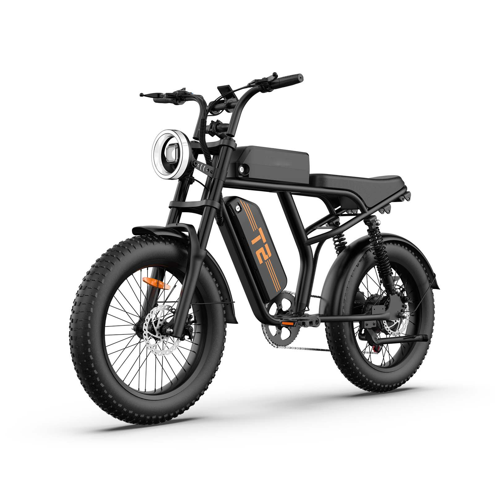 Vélo électrique VTT 250W 48V 15,6Ah – Tout-terrain 20” avec suspension 4/7