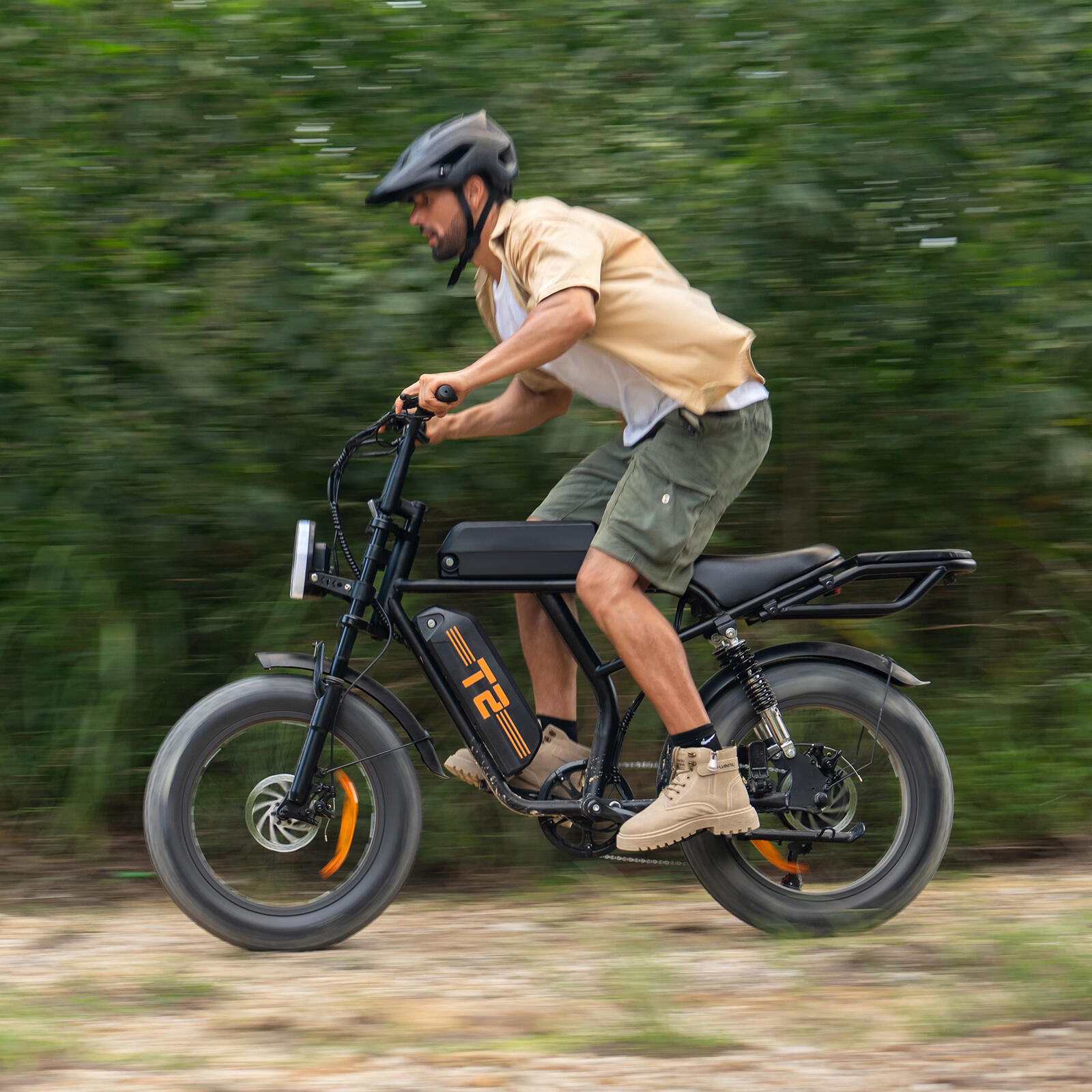 Vélo électrique VTT 250W 48V 15,6Ah – Tout-terrain 20” avec suspension 6/7