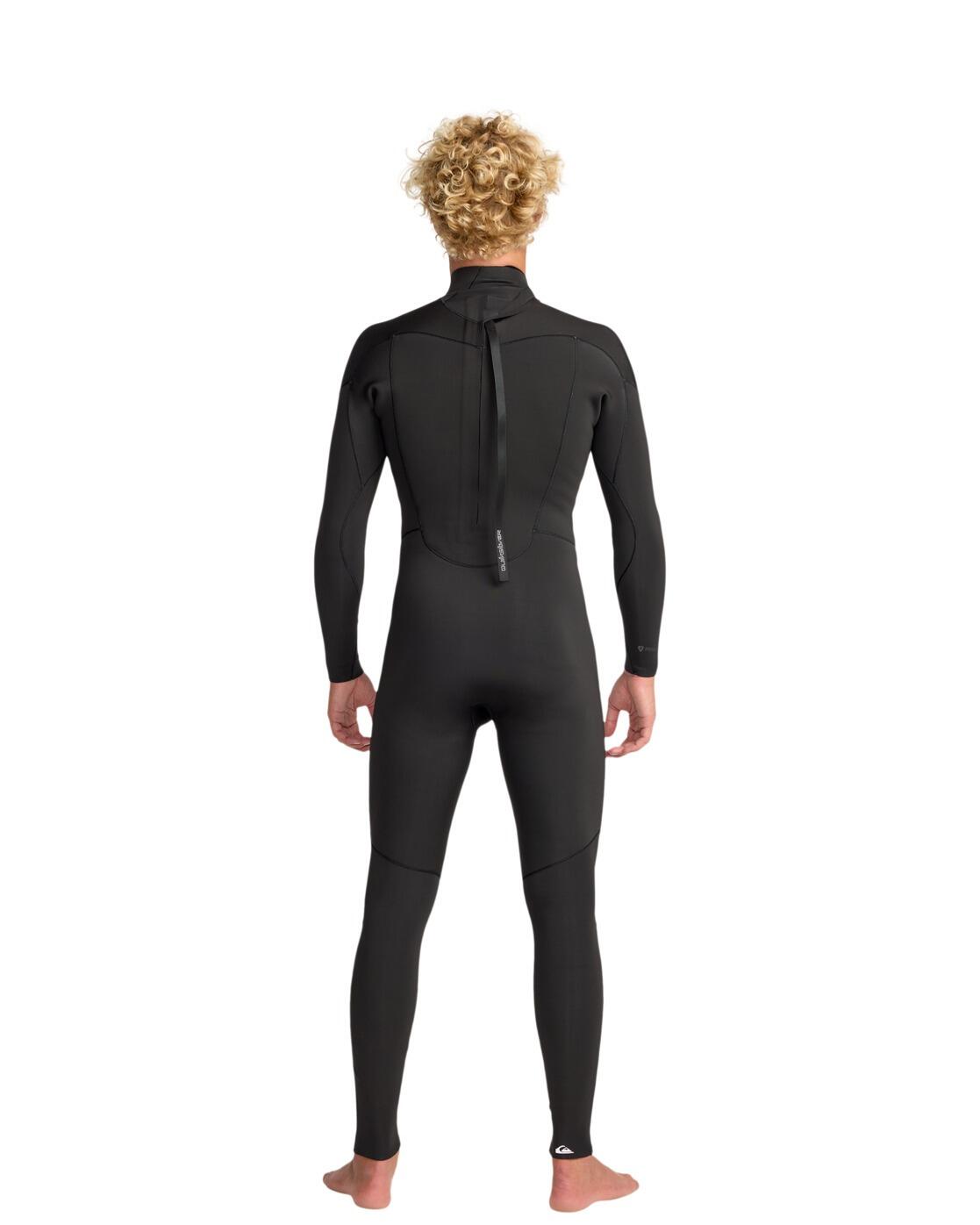 Traje de surf con cremallera posterior PROLOGUE+ 4/3MM Negro Hombre 2/4
