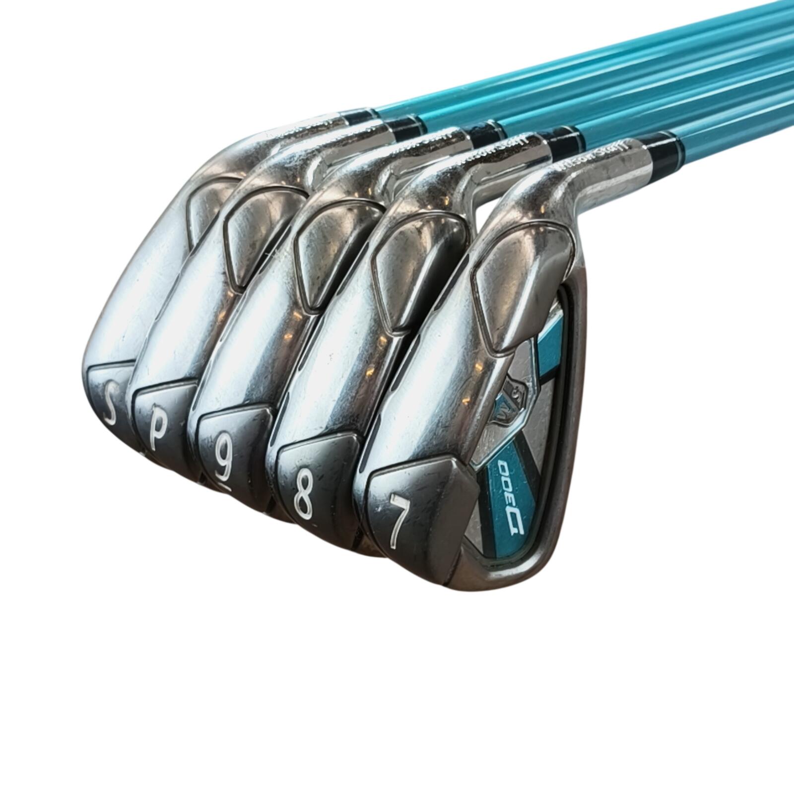 Wilson Staff D300 IJzerset / 7-PW+SW / Flex Ladies / Grafiet 3/7