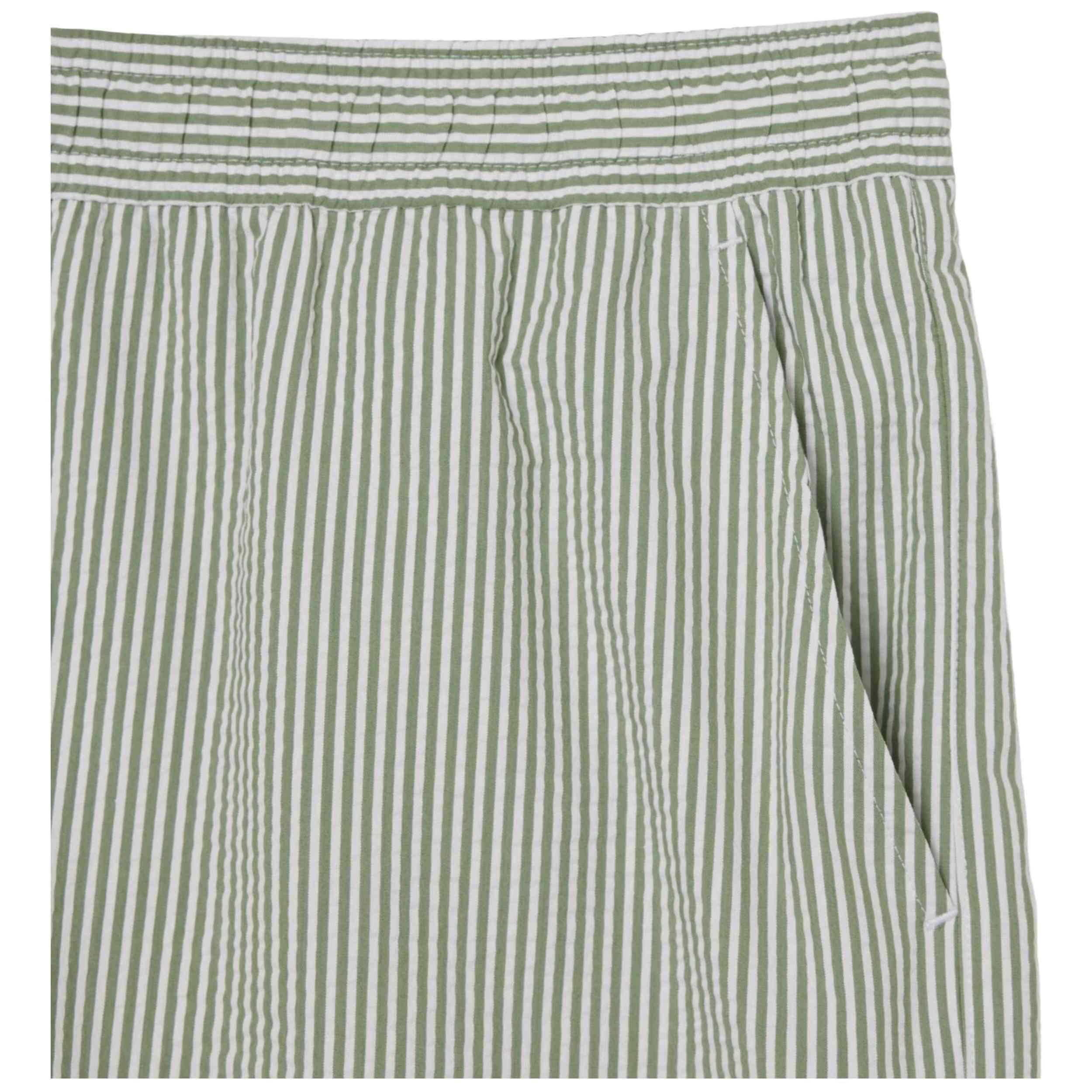 Traje de banho Lacoste modelo Bañador Lacoste Mid Length Striped Text para homem 3/4