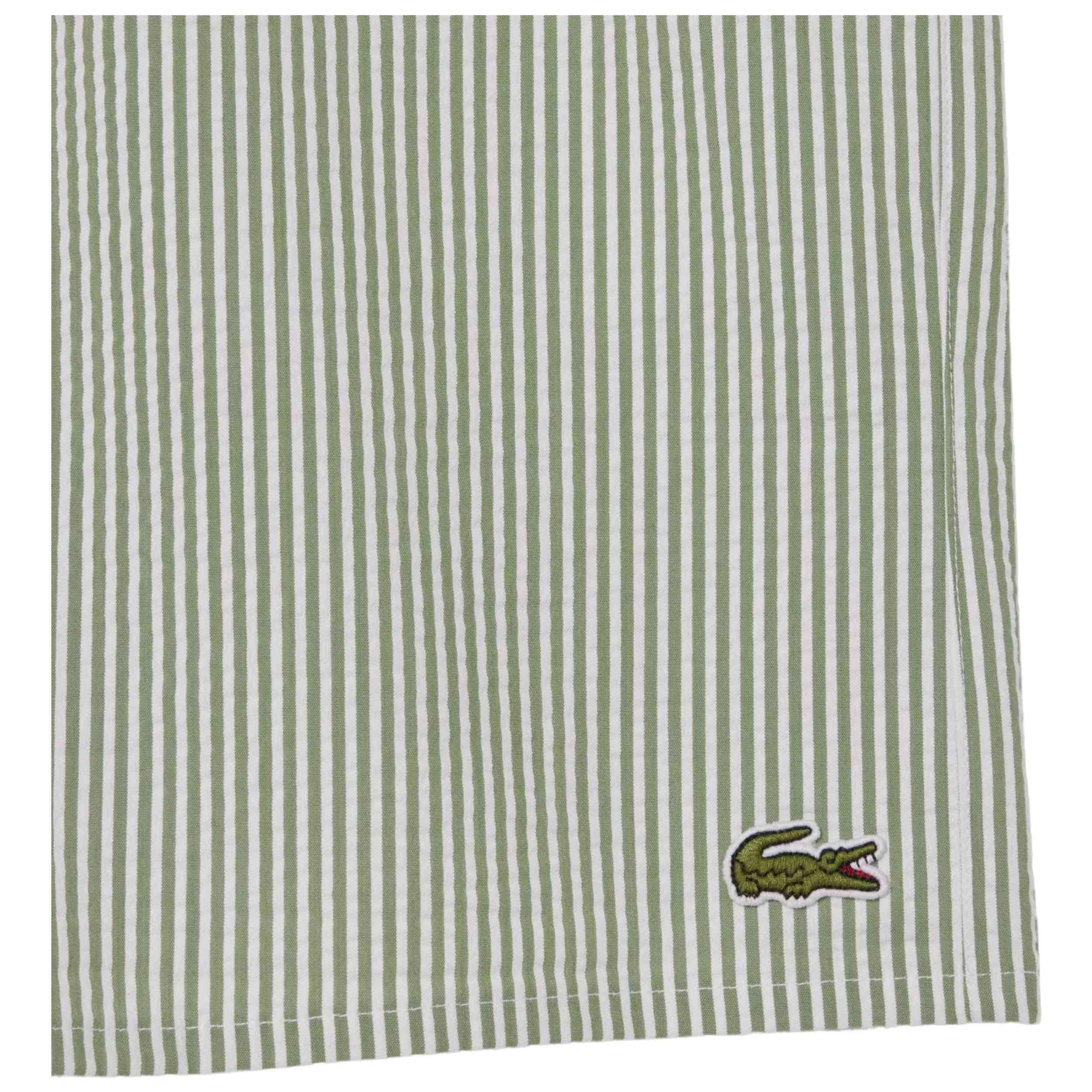 Traje de banho Lacoste modelo Bañador Lacoste Mid Length Striped Text para homem 4/4