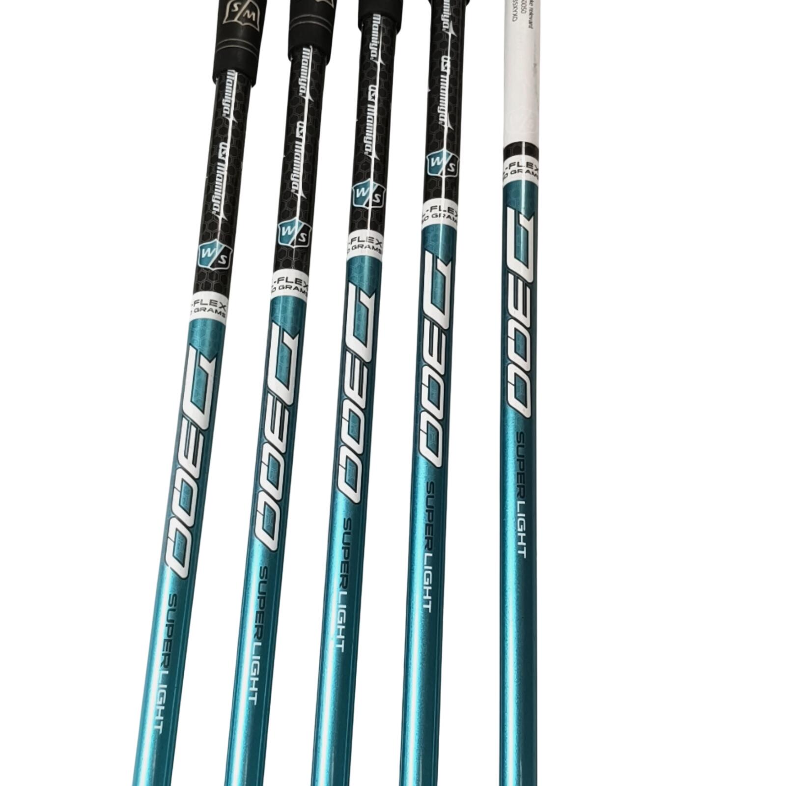 Wilson Staff D300 IJzerset / 7-PW+SW / Flex Ladies / Grafiet 4/7