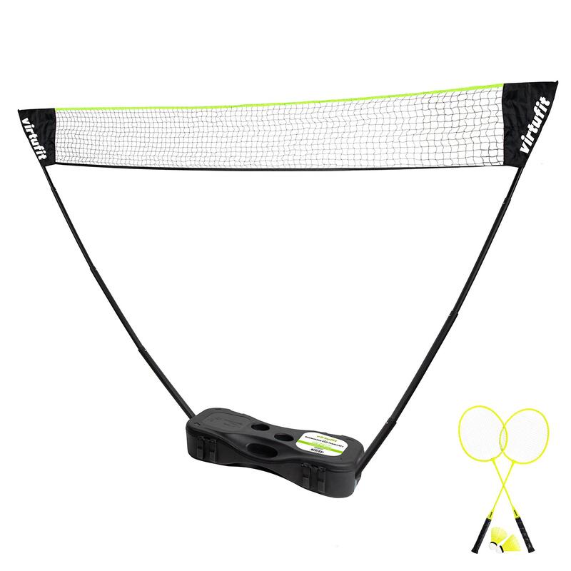 Swing Sports Ensemble de badminton d'extérieur portable avec filet – Filet  debout de 1,5 m avec oiseaux et raquettes de badminton Lot de 2