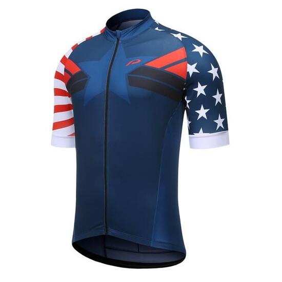 Herren Radsport Trikot kurzarm P-Meteor