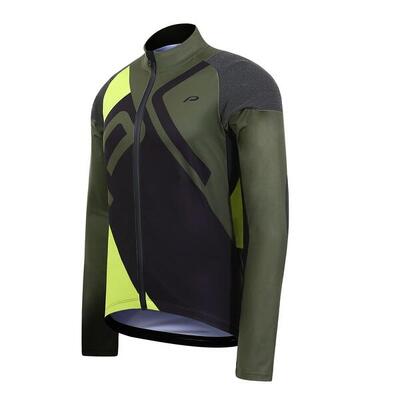 Fietsshirt lange mouw fiets p-stain