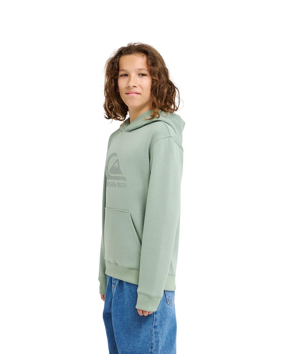 Sudadera con capucha COMP LOGO Verde Niño 3/4