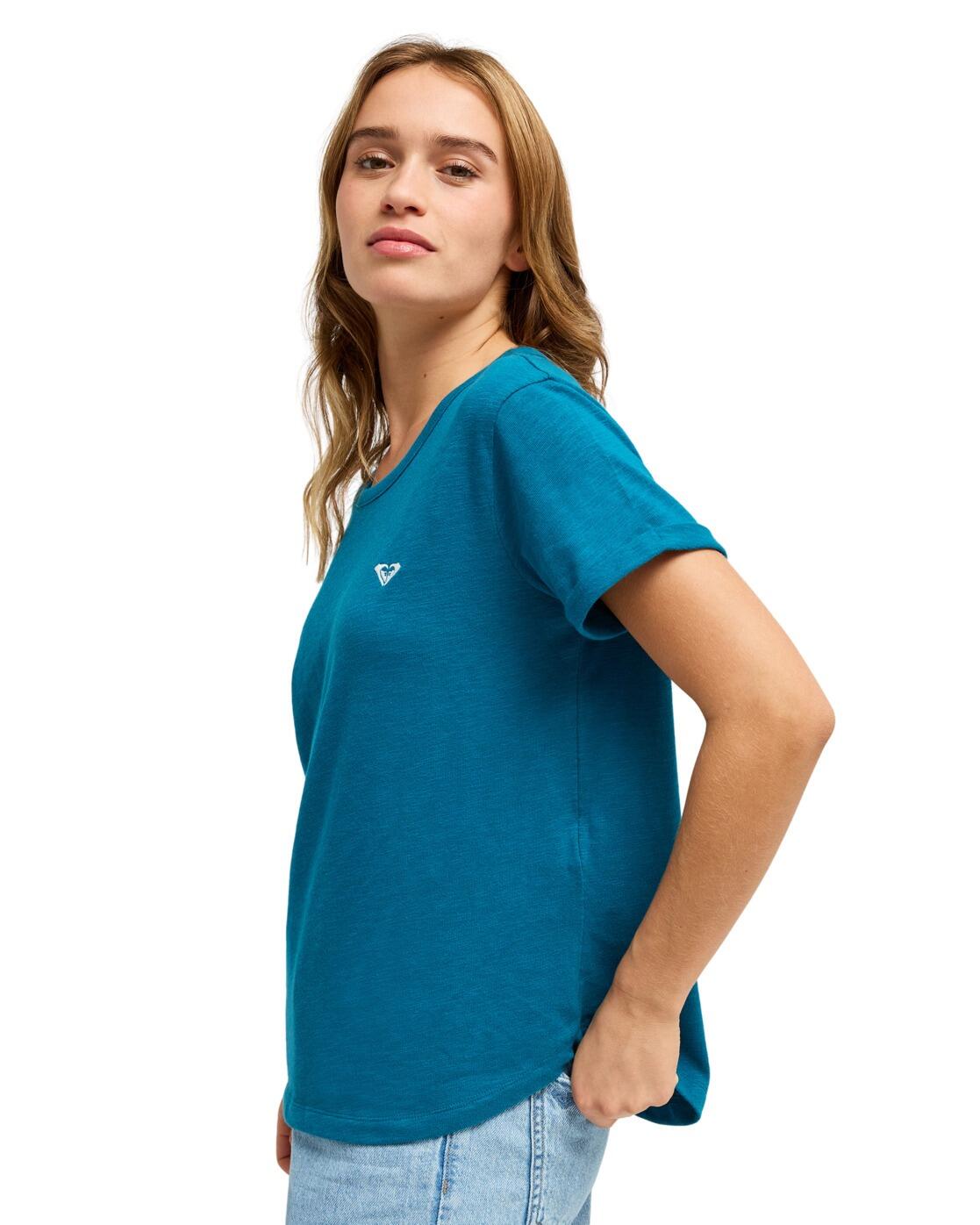 T-Shirt OCEANWAVE REGULAR EMBY Blau Dames 3/4