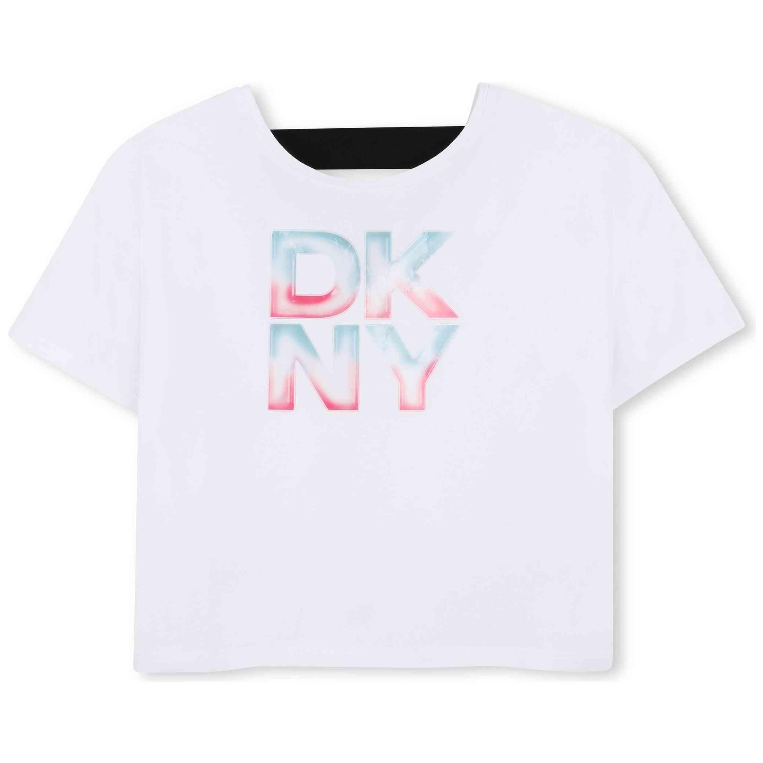Langarmshirt Dkny Modell D62624-10P für mädchen 2/4