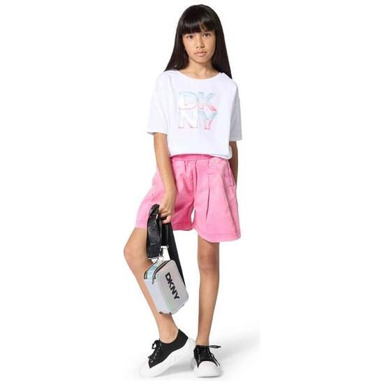 T-shirt à manches longues Dkny modèle D62624-10P pour filles