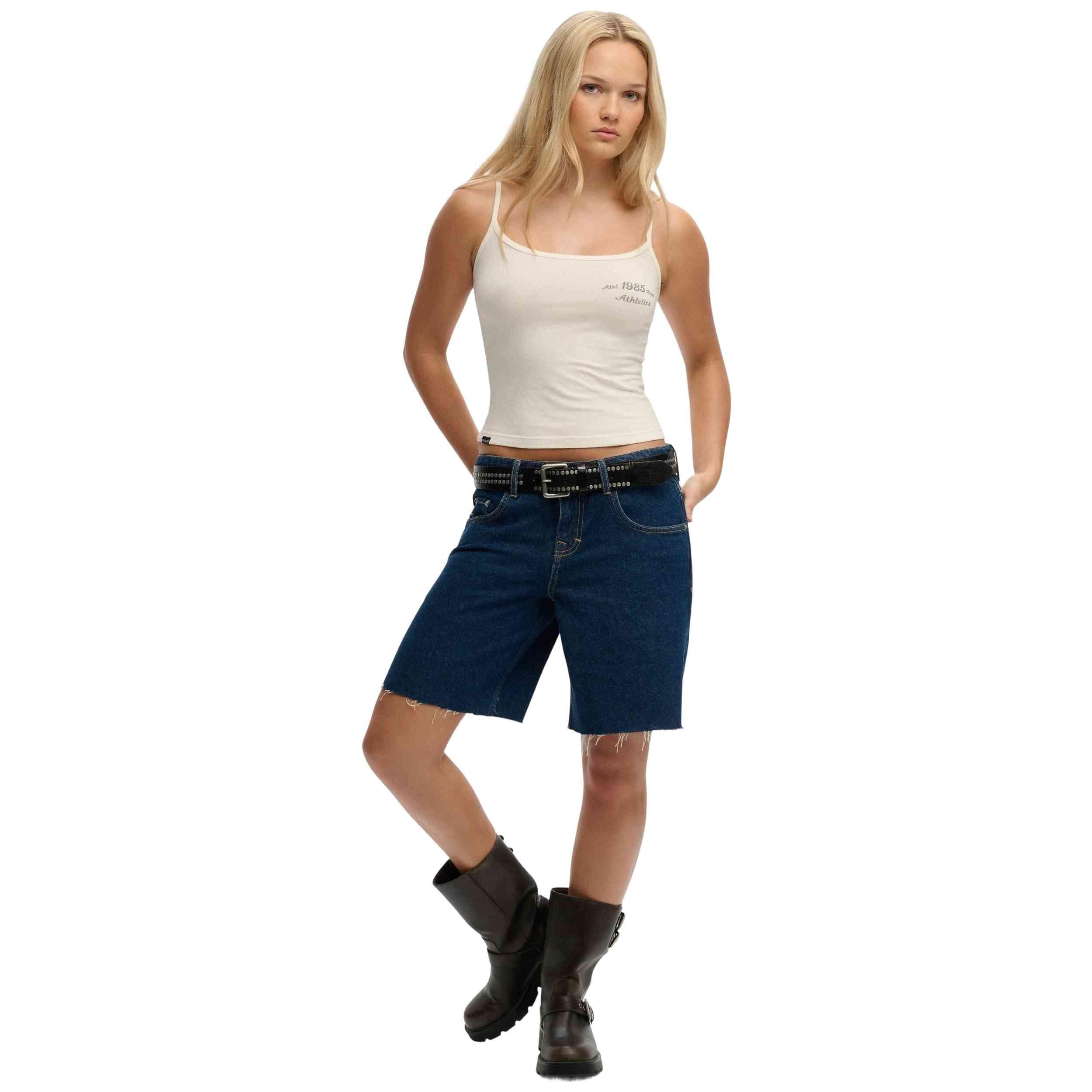 Camiseta regata Superdry modelo ATH ESS GRAPHIC CAMI para mulheres 2/5