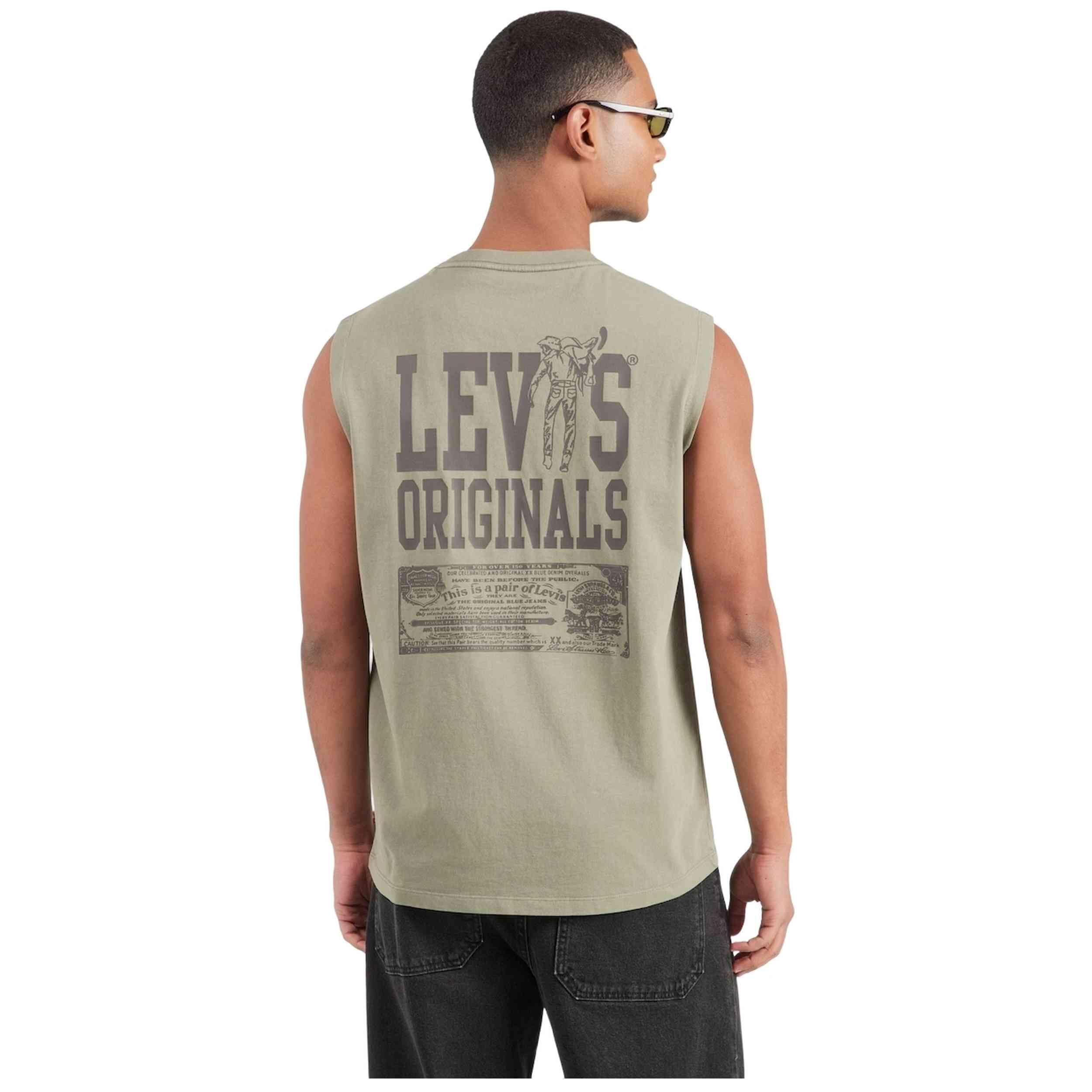 Camiseta de tirantes Levi's modelo 0054S-0005 GR MUSCLE TANK para hombre 4/5
