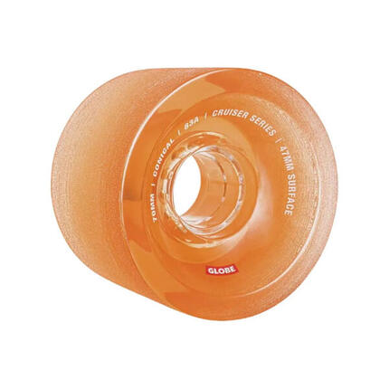 GLOBE Roues Conical Cruiser 70mm Clear Amber [x4]