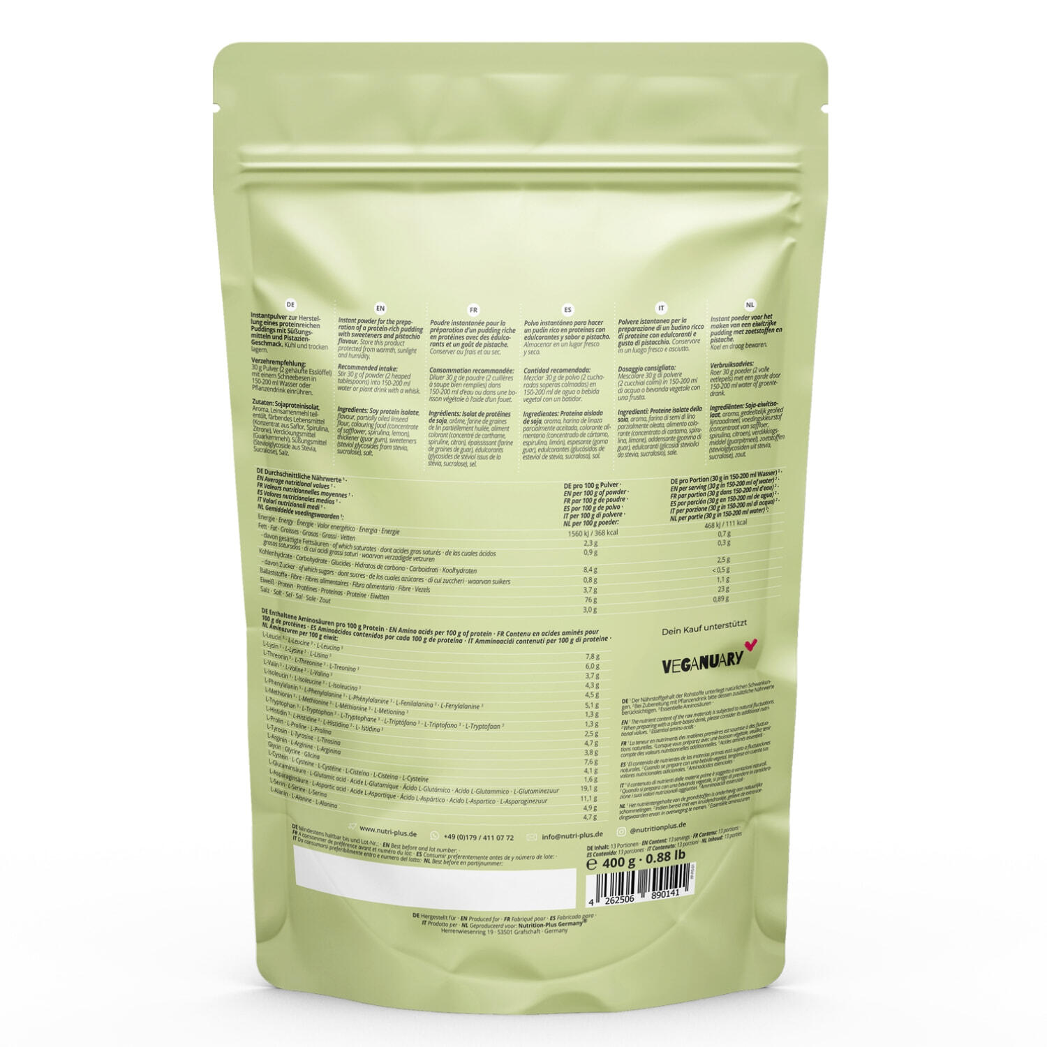 Protein-Pudding 400g - Pistachio Cream 5/5