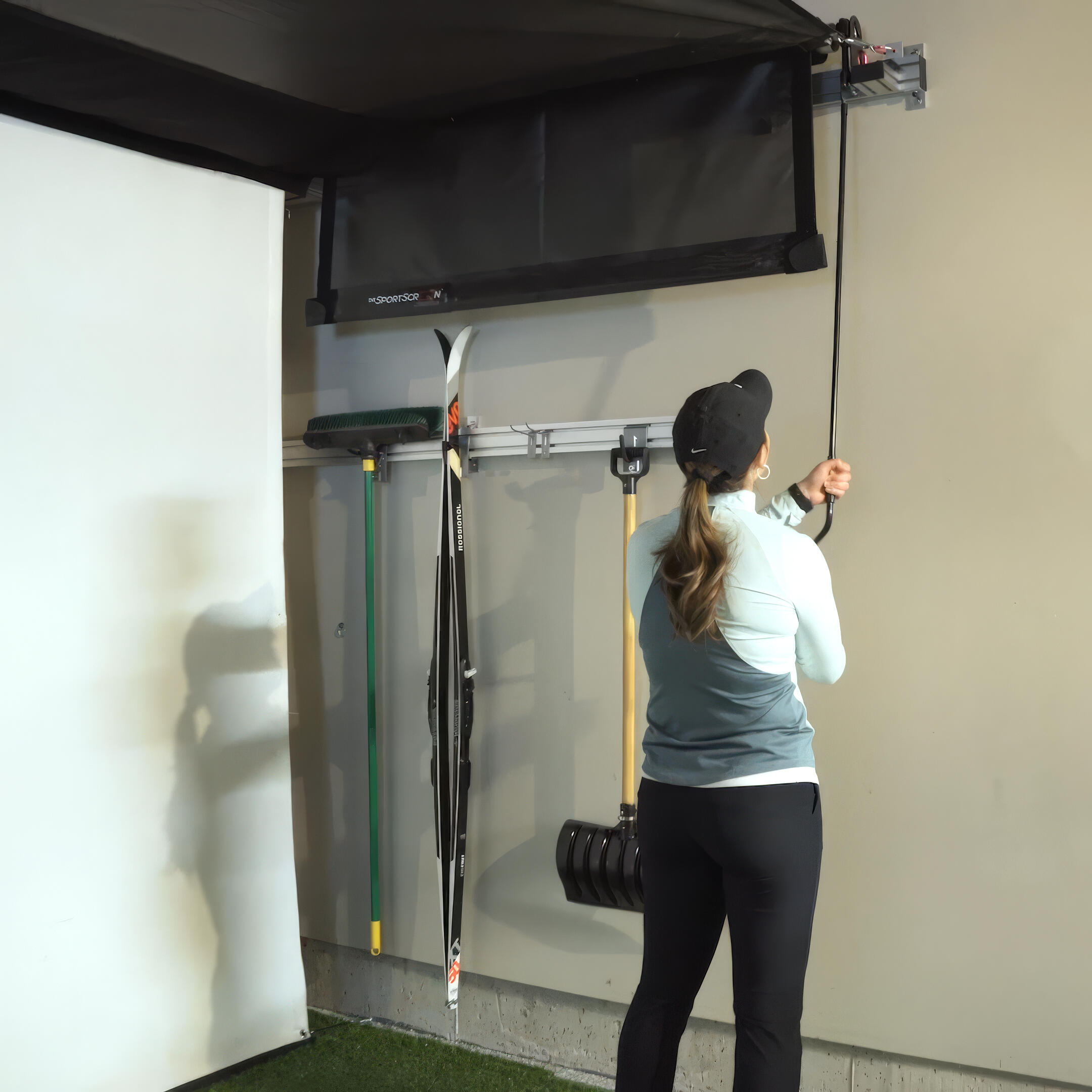 Écran sportif Vanish 13H avec manivelle, 2,9–3 x 3,7 x 1,5 m 7/7